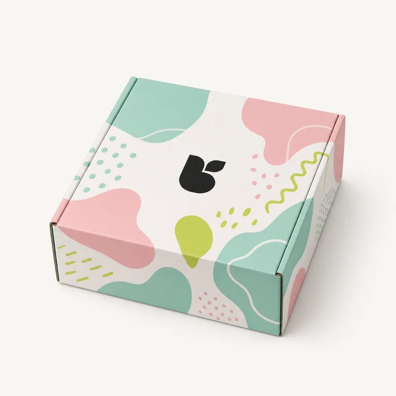 Custom Printed Mailer Box with a custom printed logo