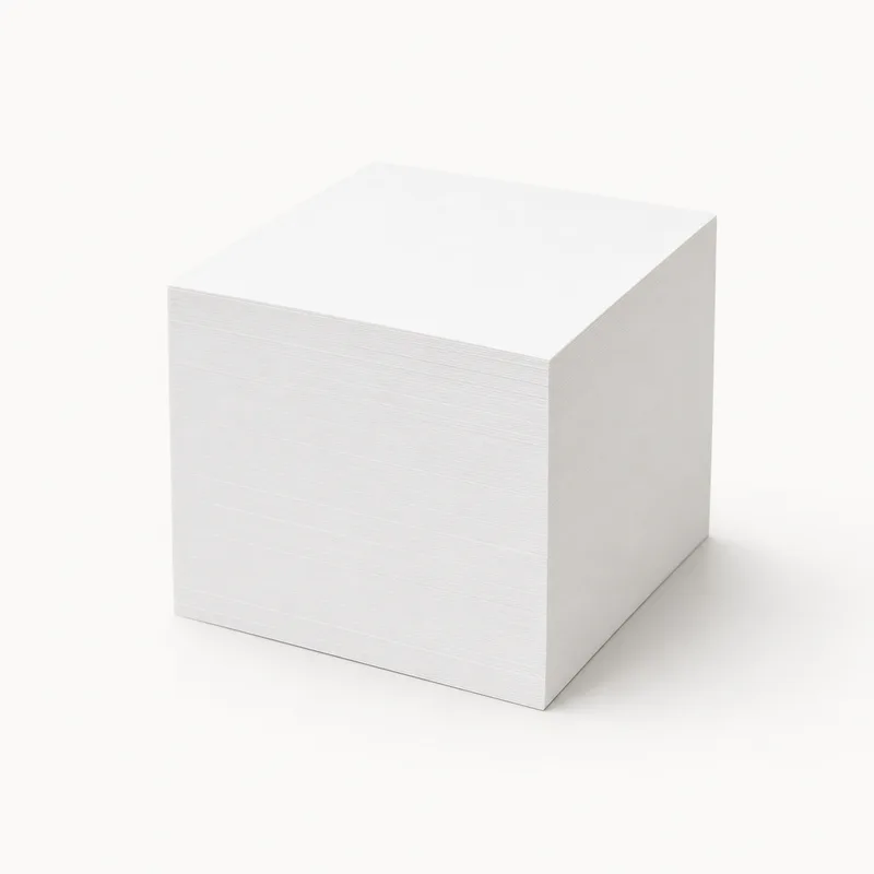 Desk Buddy Sticky Note Cube with a custom printed logo