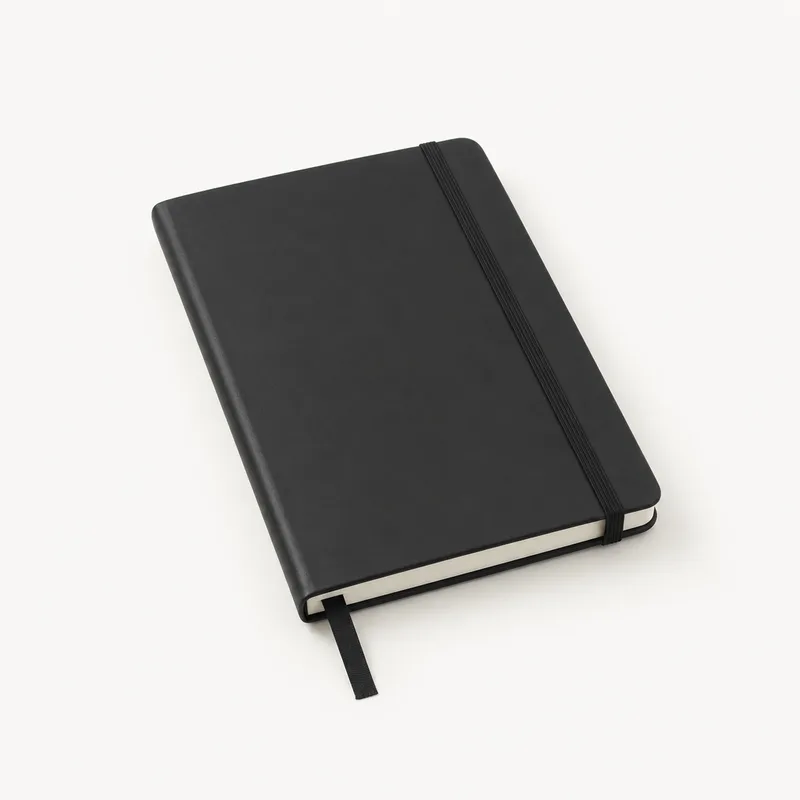 Ridgeline Hardcover Notebook with a custom printed logo