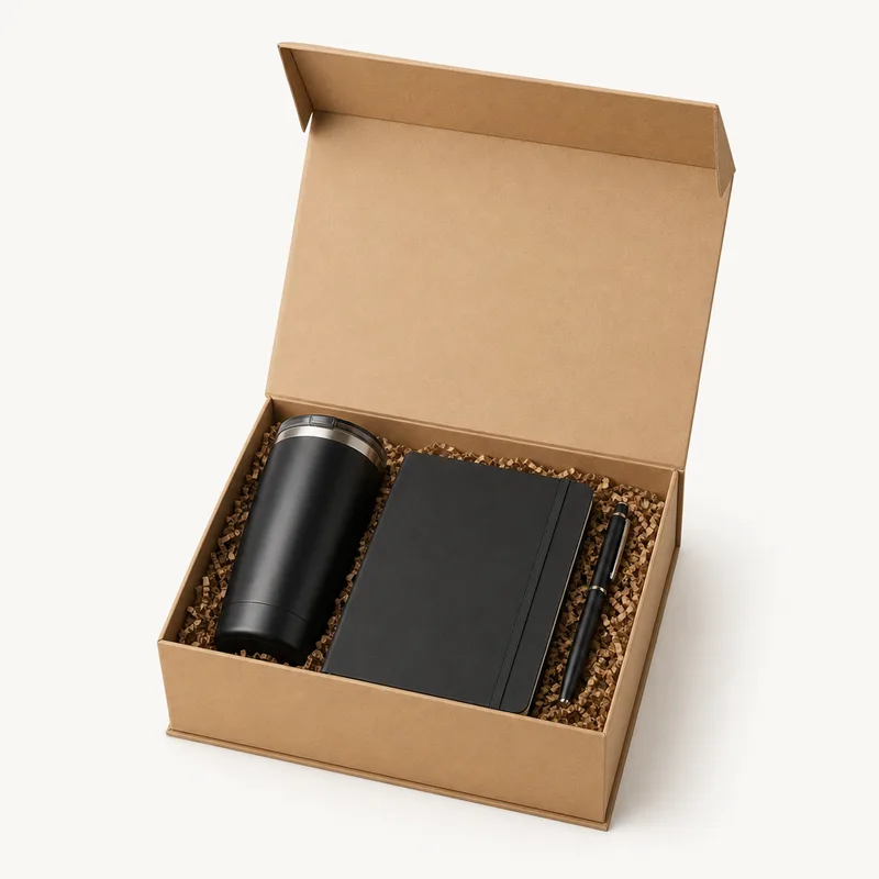 Welcome Kit Gift Box with a custom printed logo