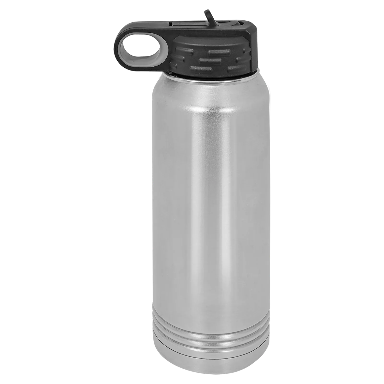 30 oz. insulated water bottle with a flip-top lid and removable straw