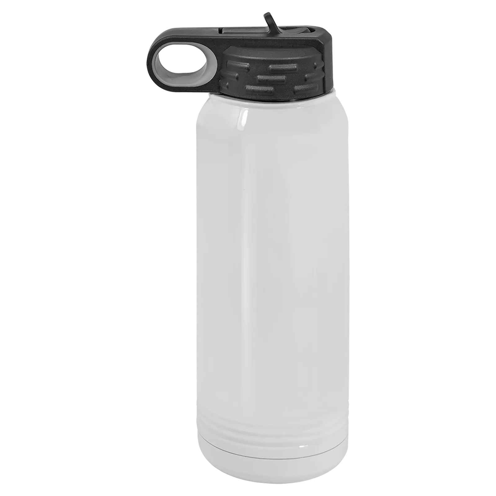 30 oz. insulated water bottle with a flip-top lid