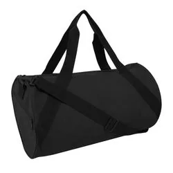 Barrel Duffel bag with adjustable shoulder strap and side pocket