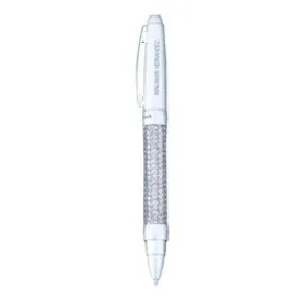 Stylish Izoratti ballpoint pen with braided steel barrel