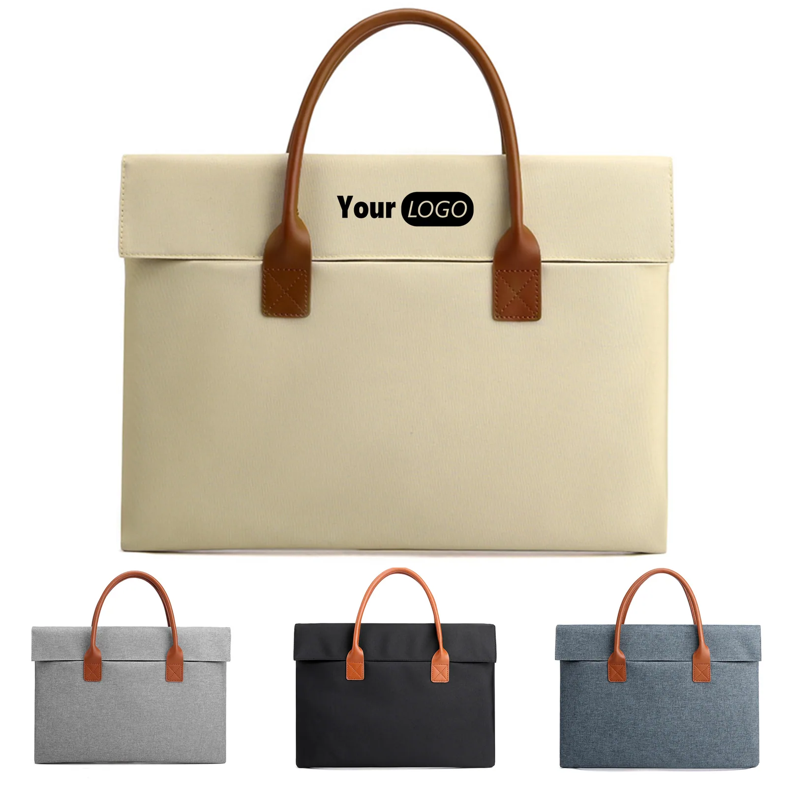 Stylish Oxford cloth laptop bag with ample storage