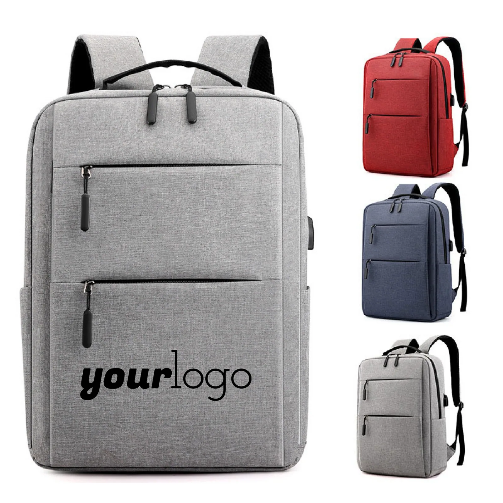 Lightweight laptop backpack with ergonomic design and multiple compartments