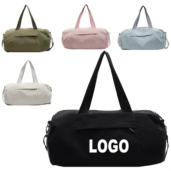 Lightweight sports bag with side pockets and a spacious main compartment