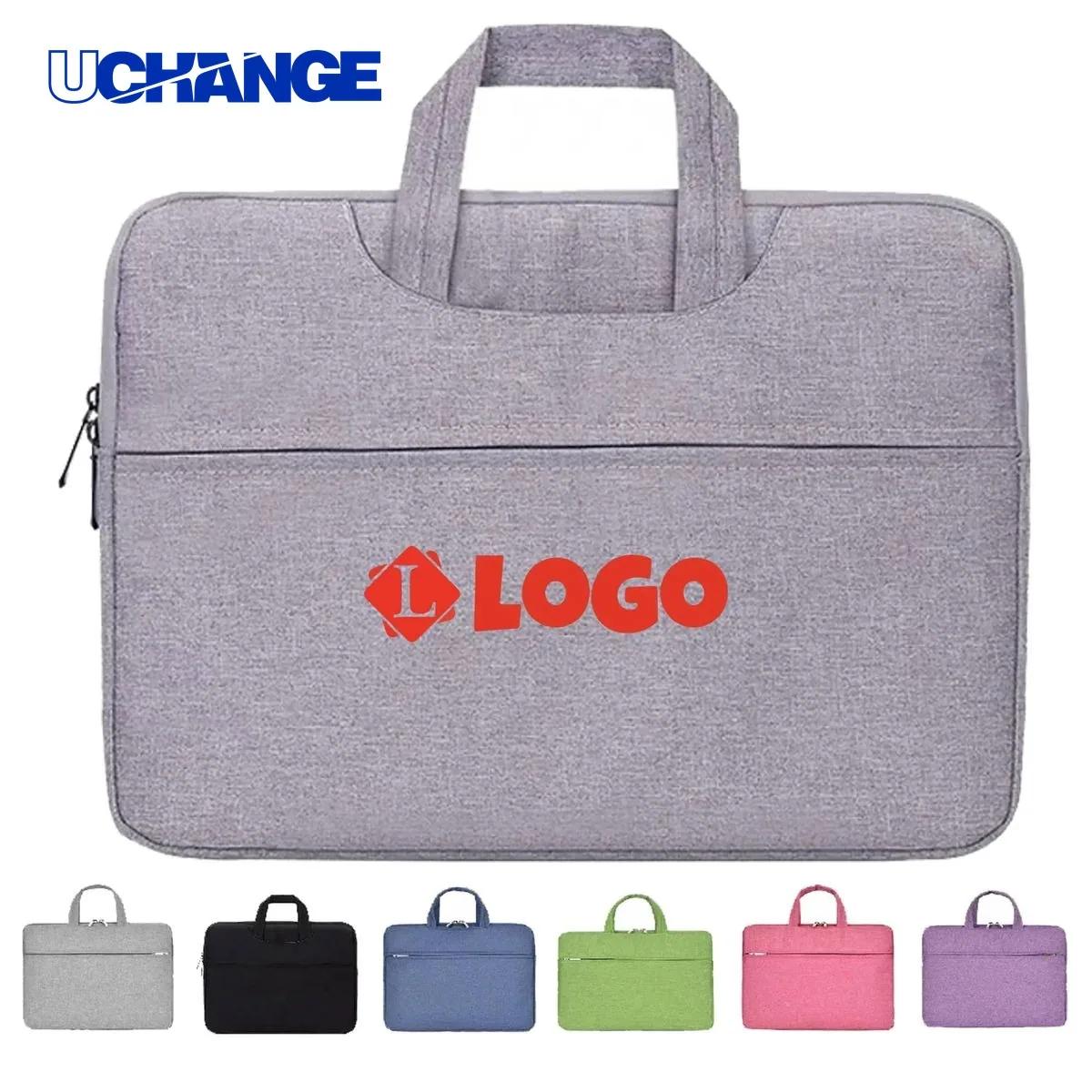 Sleek laptop bag made of lightweight fabric with ample storage