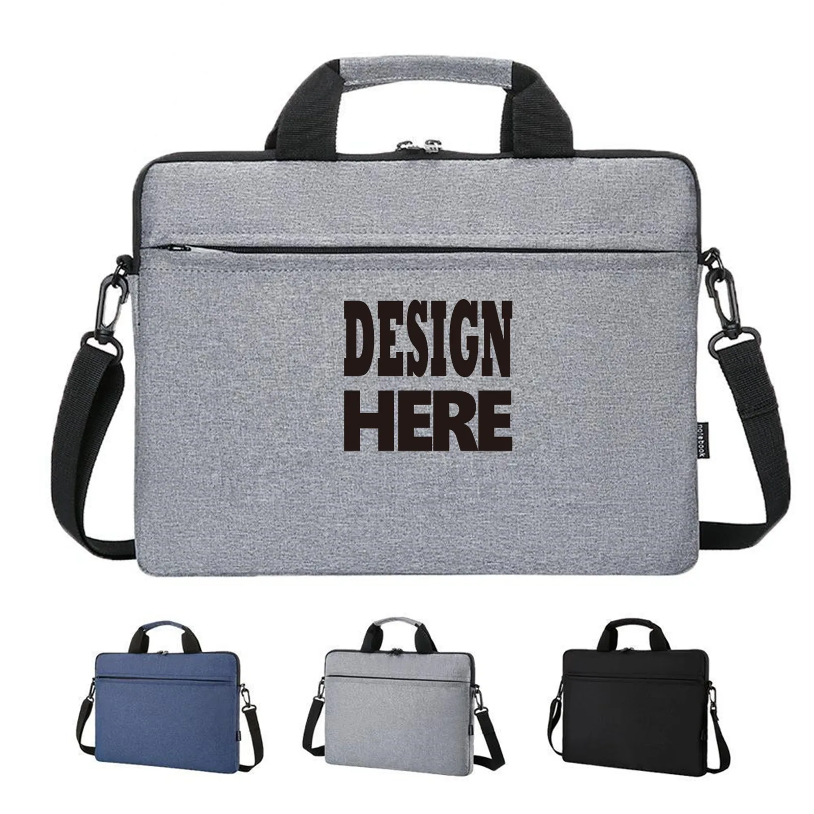 Sleek crossbody laptop bag with adjustable strap and minimalist design