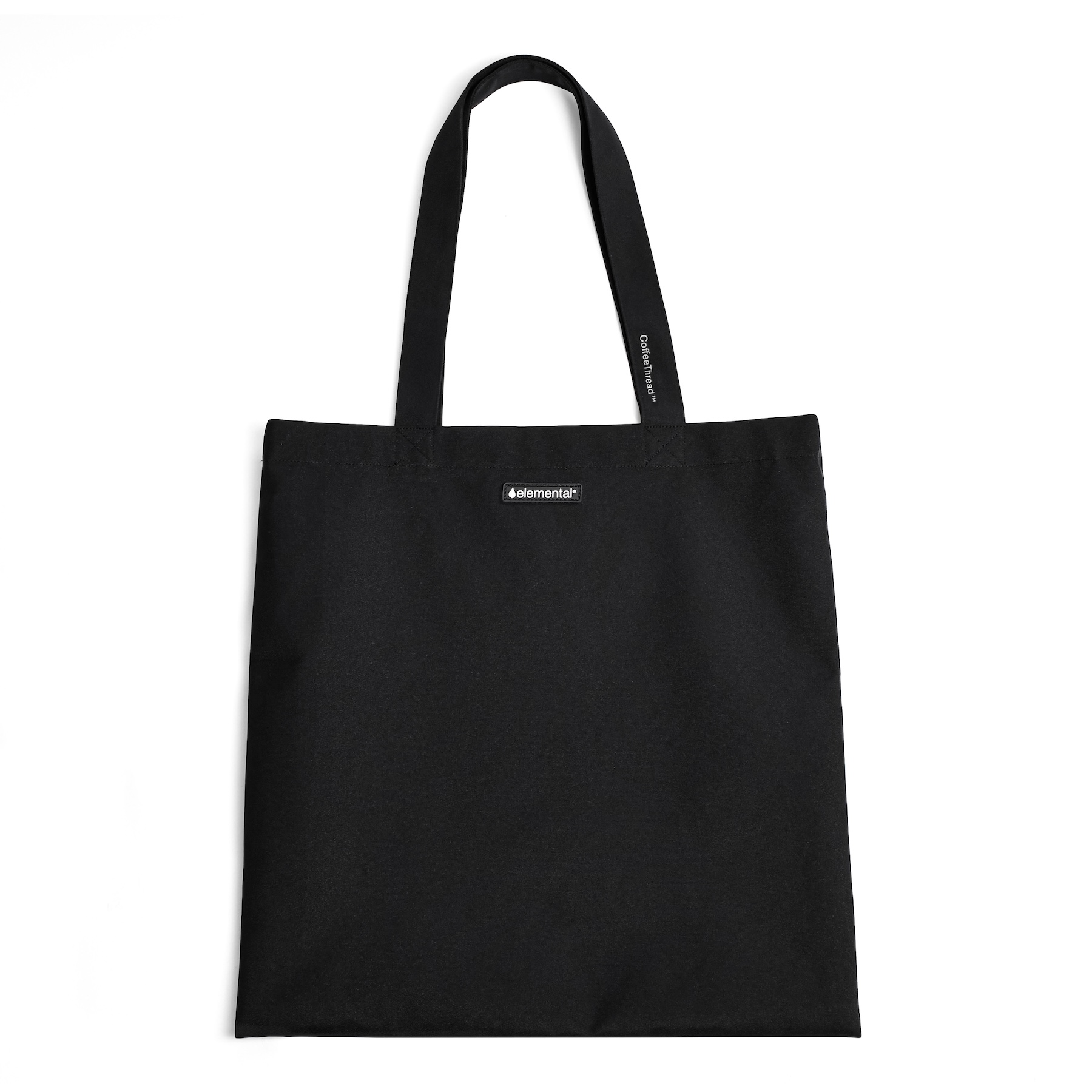 Stylish Grounds Tote Bag made from coffee-infused fabric