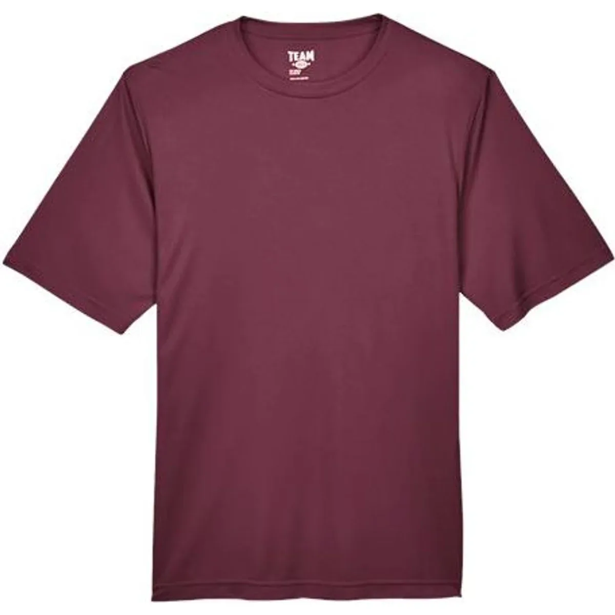 Range of sizes available for the t-shirt
