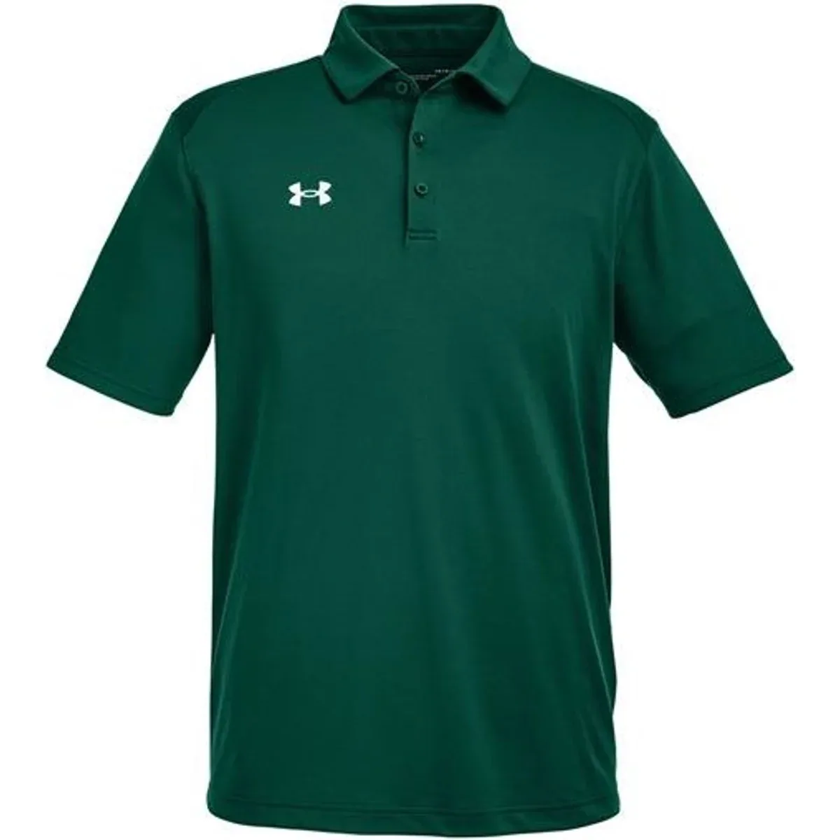 Men's Tech Polo in various sizes laid flat