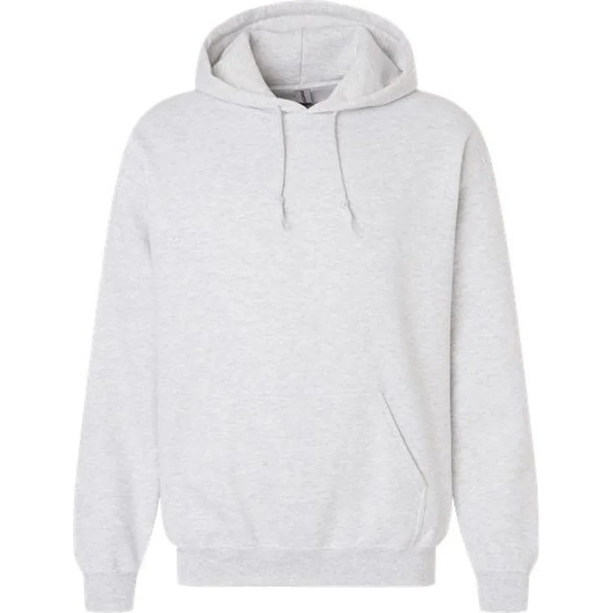 Hooded sweatshirt with color-matched drawcord