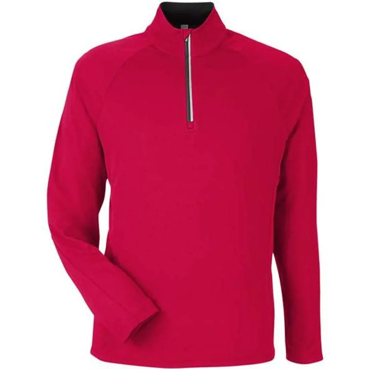 Back view showing the pullover's fit