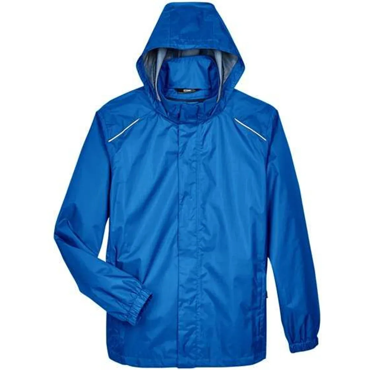 Jacket displayed with logo branding on the chest