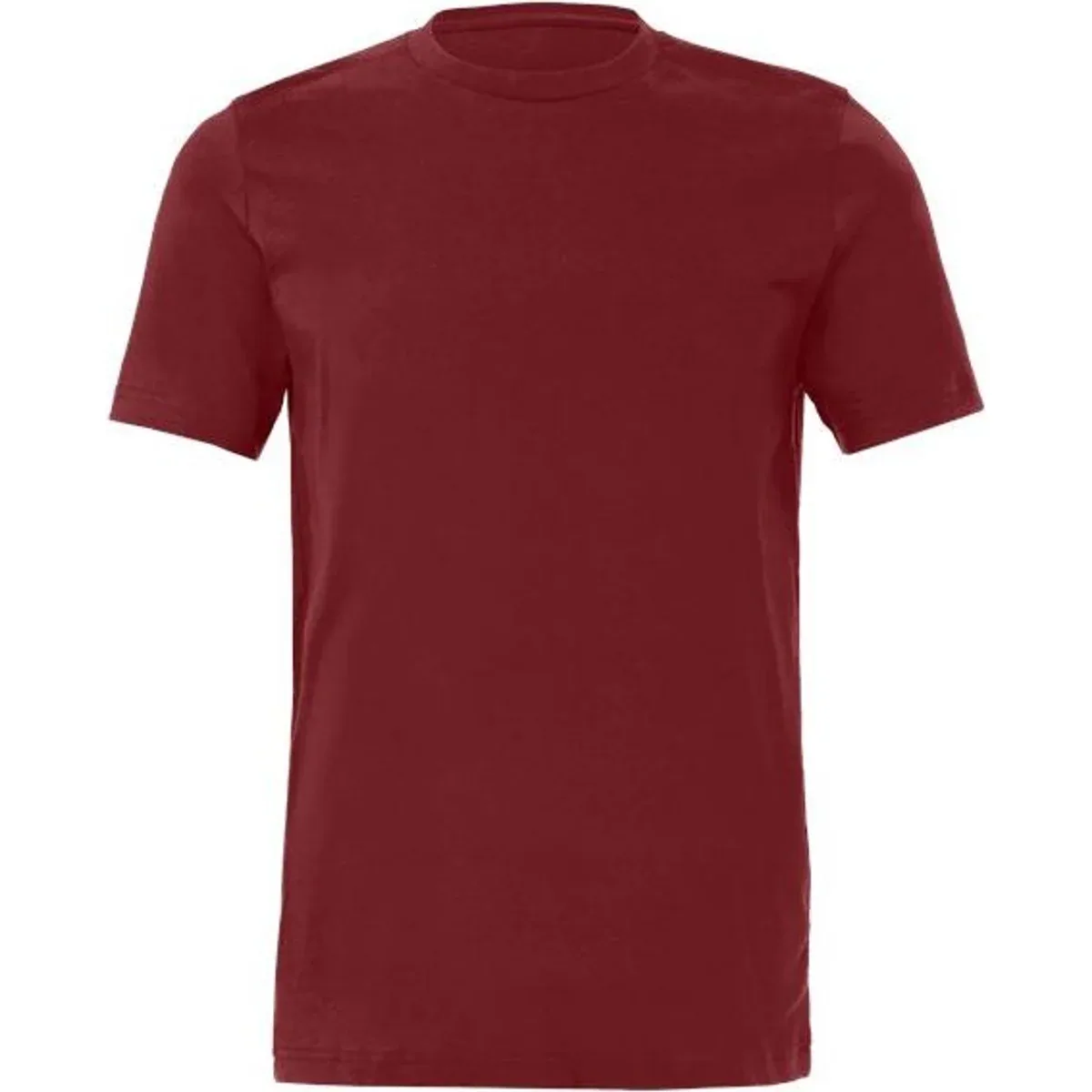 Flat lay of the Jersey Tee with branding options