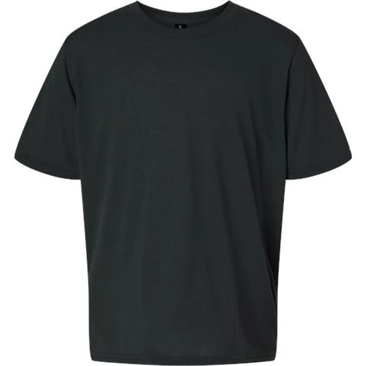 Close-up of fabric texture on performance tee