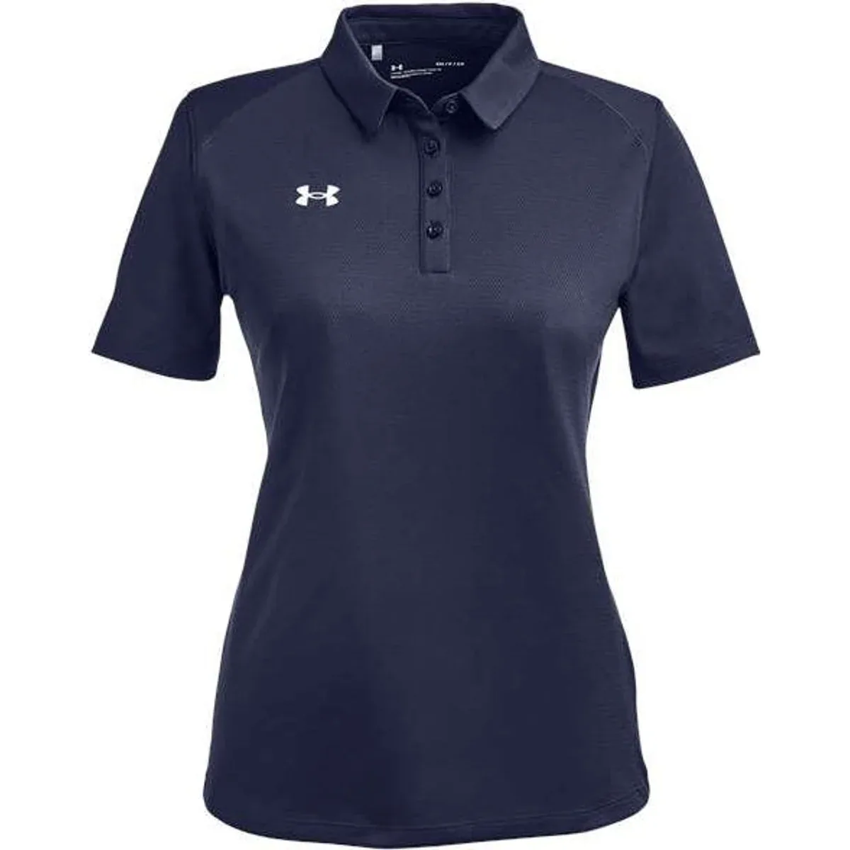 Flat lay of the Women's Tech Polo with accessories