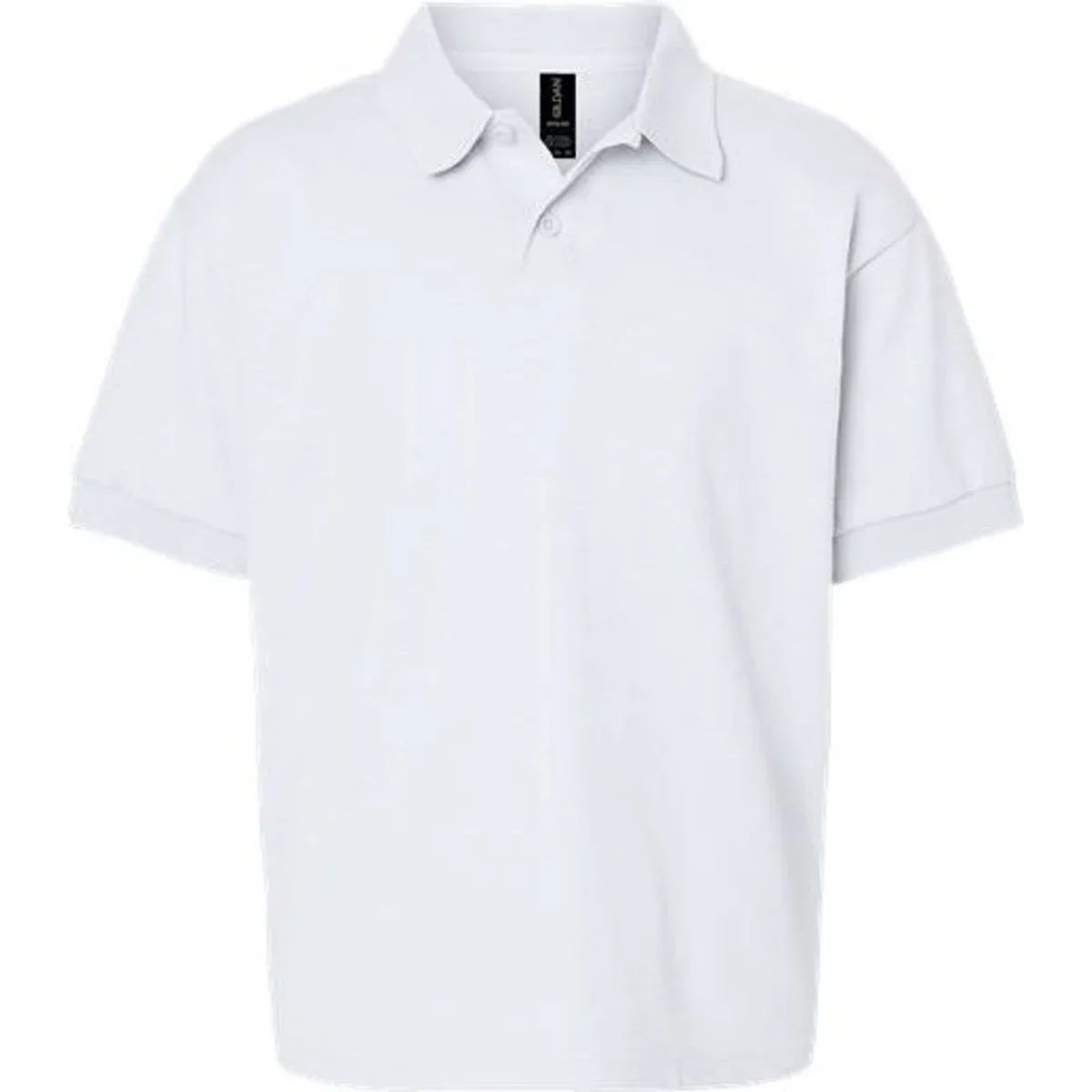 Logo printed on the chest area of the polo