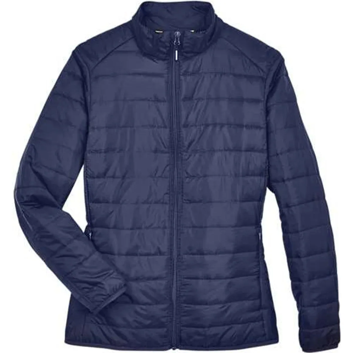 Jacket packed into its storage pouch for easy transport