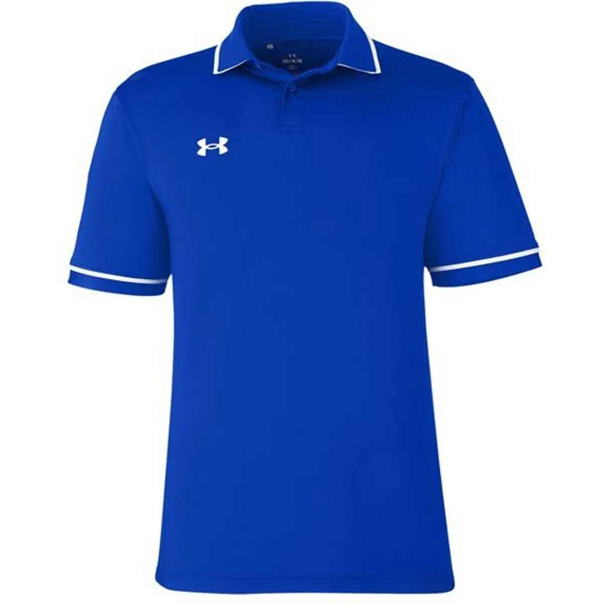 Model wearing the polo in a casual setting