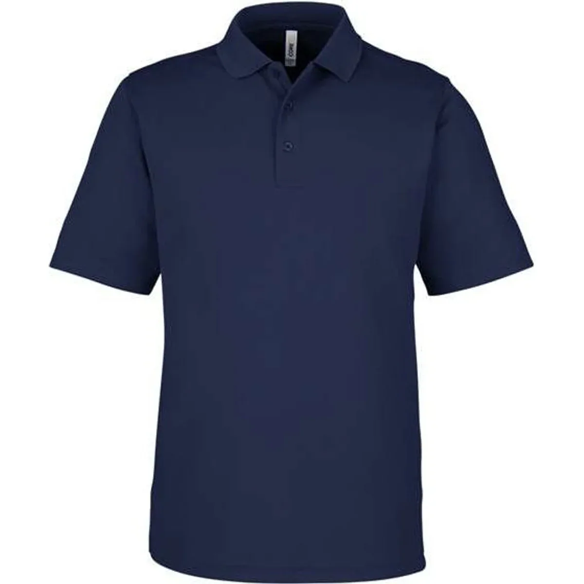 Side view showing matching knit collar