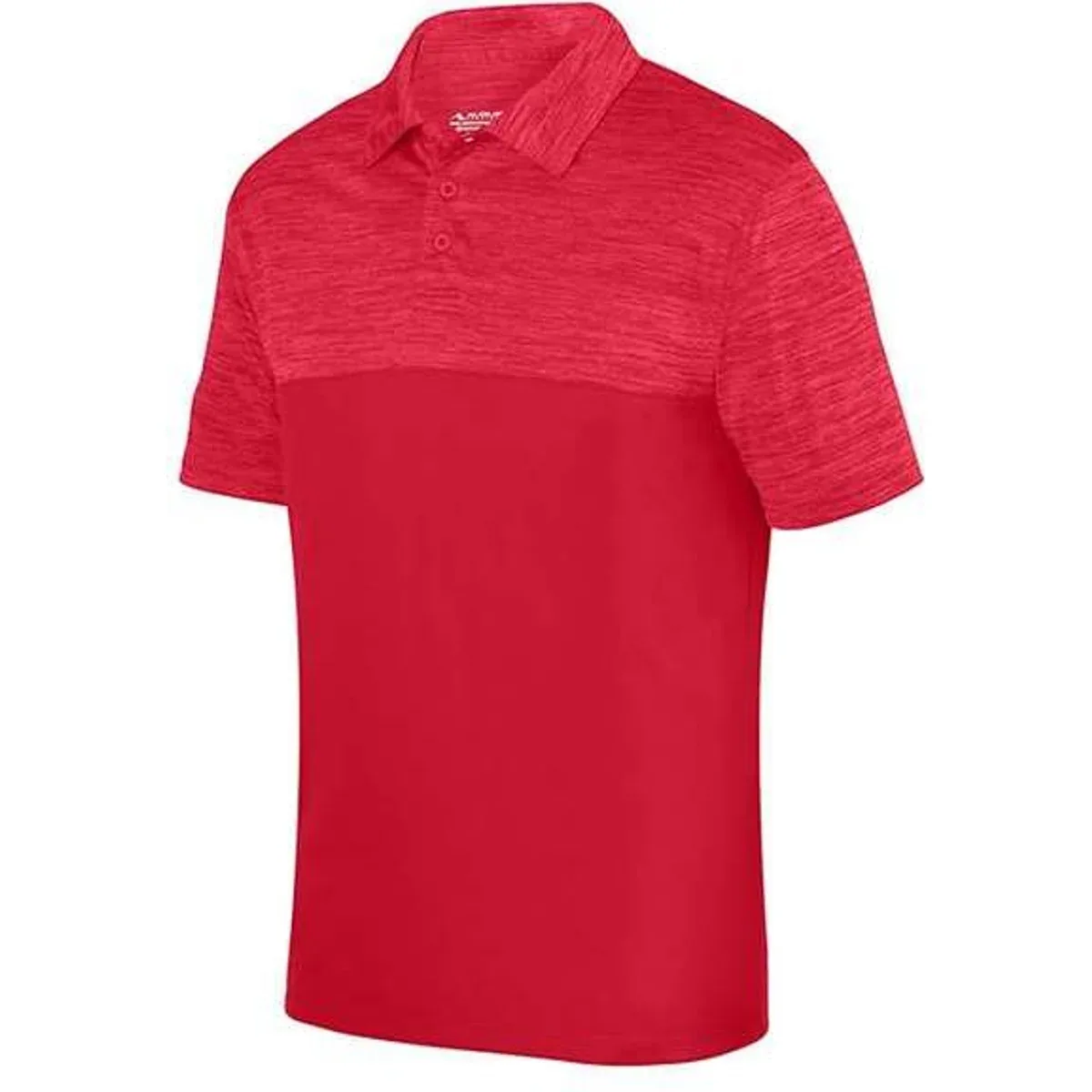 Flat lay of the polo in various available sizes