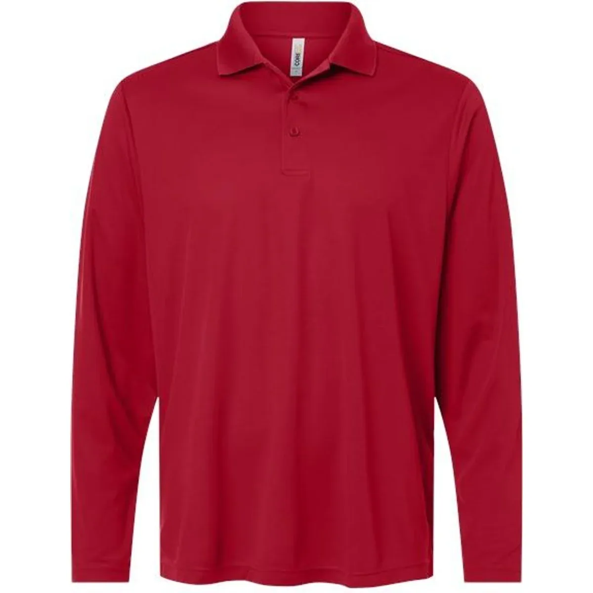 Back view showcasing the polo's fit and design