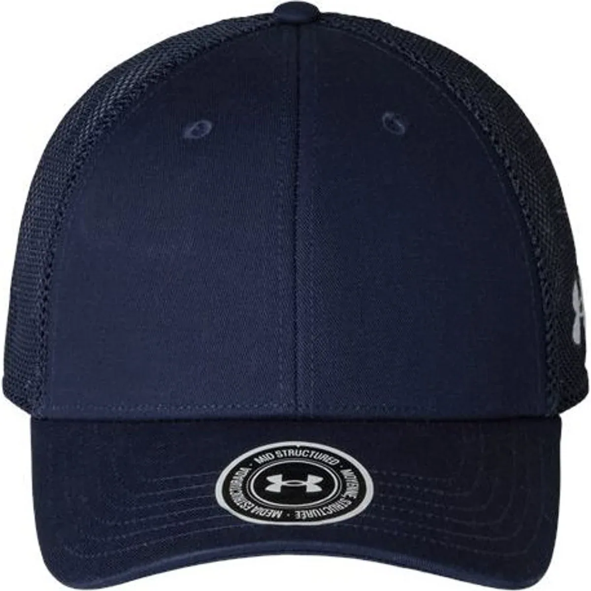 Back view featuring adjustable snapback closure