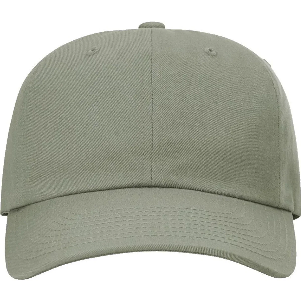 Front view of Sustainable Ashland Dad Hat showcasing custom logo