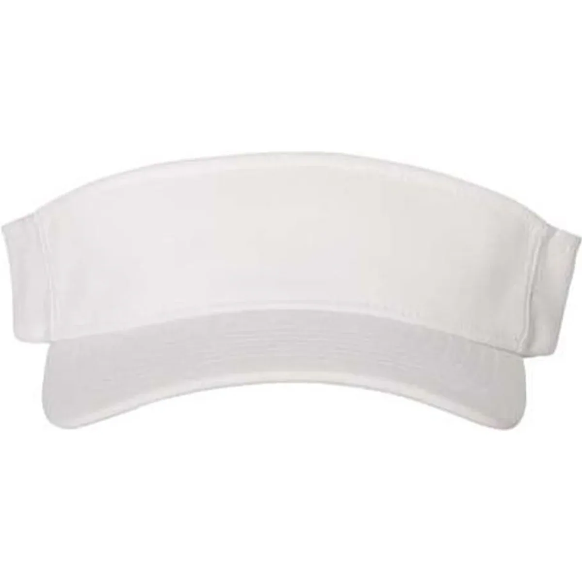 Lifestyle shot of a person wearing the visor outdoors