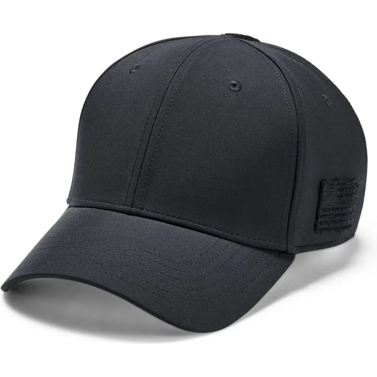 Structured cap with moisture-wicking sweatband